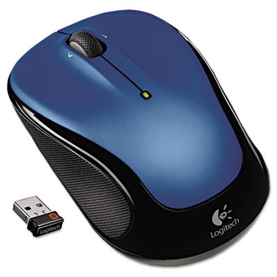 [Australia - AusPower] - A better mix of precision and comfort with scrolling designed for Web use. - LOGITECH, INC. M325 Wireless Mouse, Right/Left, Blue 