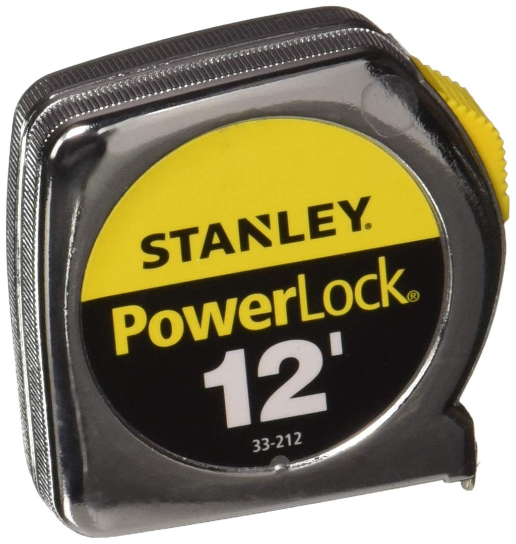 [Australia - AusPower] - Stanley Hand Tools 33-212 12' PowerLock Tape Measure With Stud Markings Every 16" 