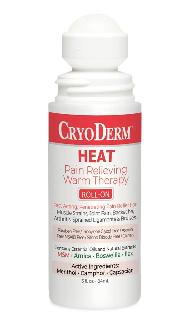 [Australia - AusPower] - Cryoderm Heat Roll-On 3 oz. 