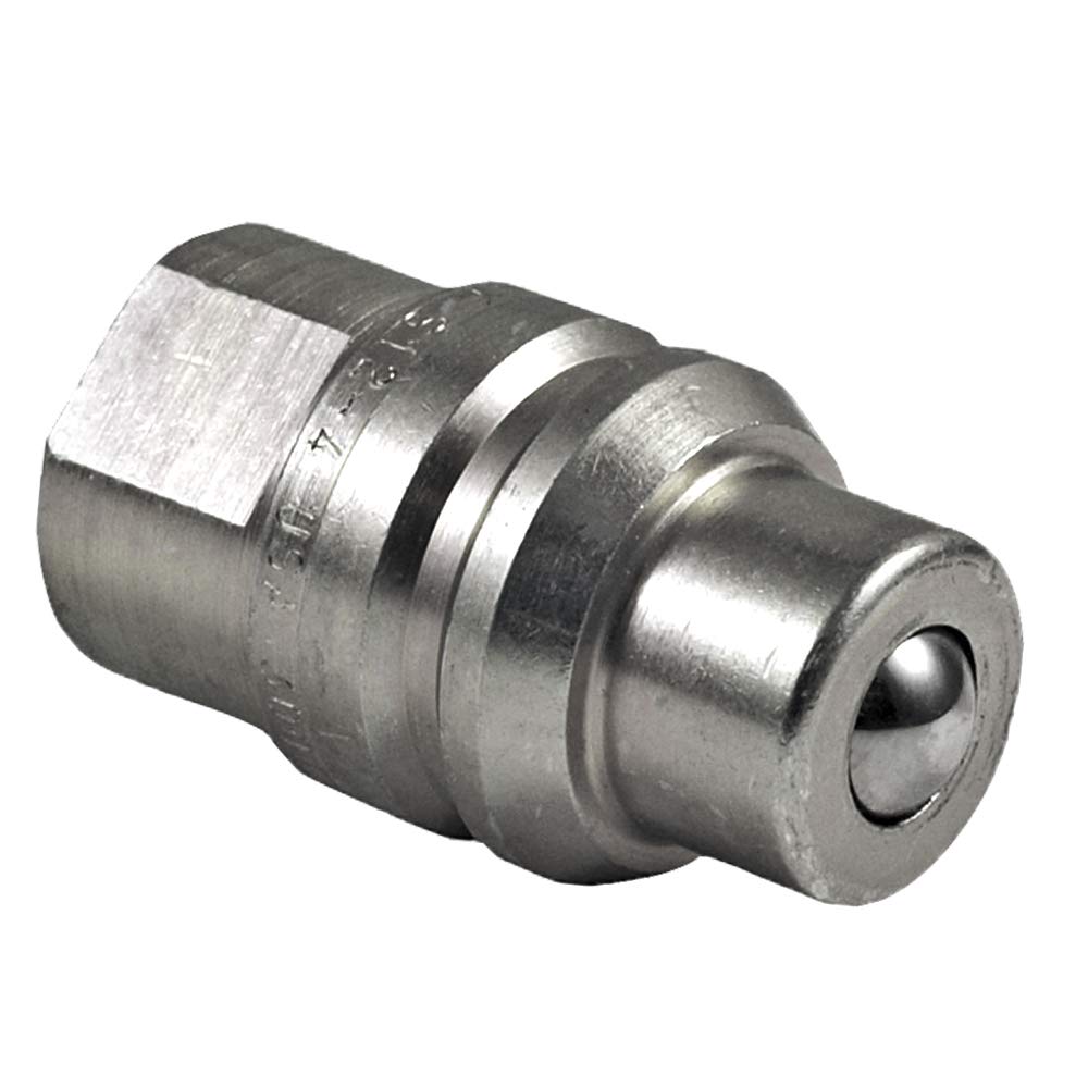 [Australia - AusPower] - Apache 39041535 1/2" International Harvester Old Style Male Tip x 7/8" - 14 O-Ring Boss Thread Hydraulic Quick Disconnect Adapter (S12-16) 
