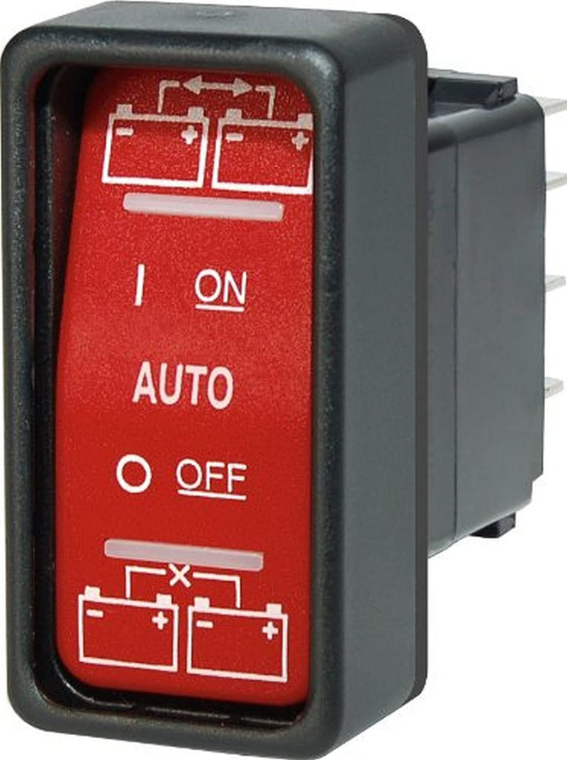 [Australia - AusPower] - Blue Sea Systems SPDT Remote Control ON-Off-ON Contura Switch for ML Automatic Charging Relays 