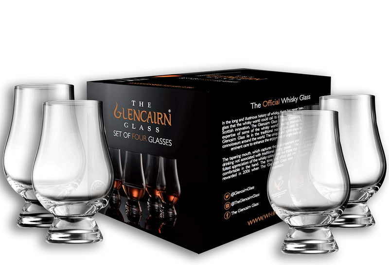 [Australia - AusPower] - Glencairn Whisky Glass in Gift Carton, Set of 4 in 4 Pack Gift Carton 