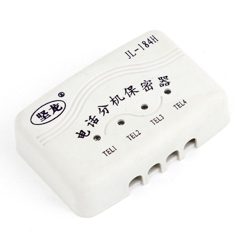 [Australia - AusPower] - Uxcell Secret Keeper Connector Telephone 4 Extension Secrecy for Landline Telephone, Off White 