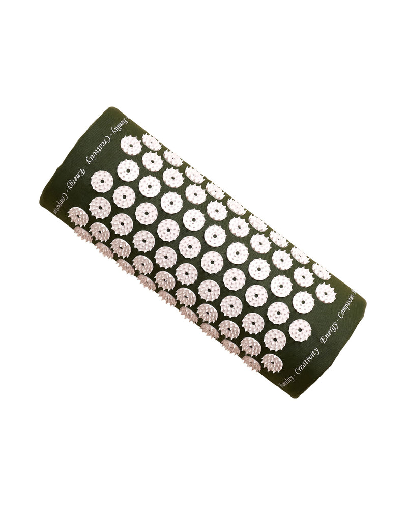 [Australia - AusPower] - Shakti Premium Acupressure Pillow, Sustainable & Durable, Relieves Stress & Tension, Promotes Relaxation & Focus, Ethically Handcrafted Acupuncture Massage Pillow in India, Organic Cotton Certified Green 