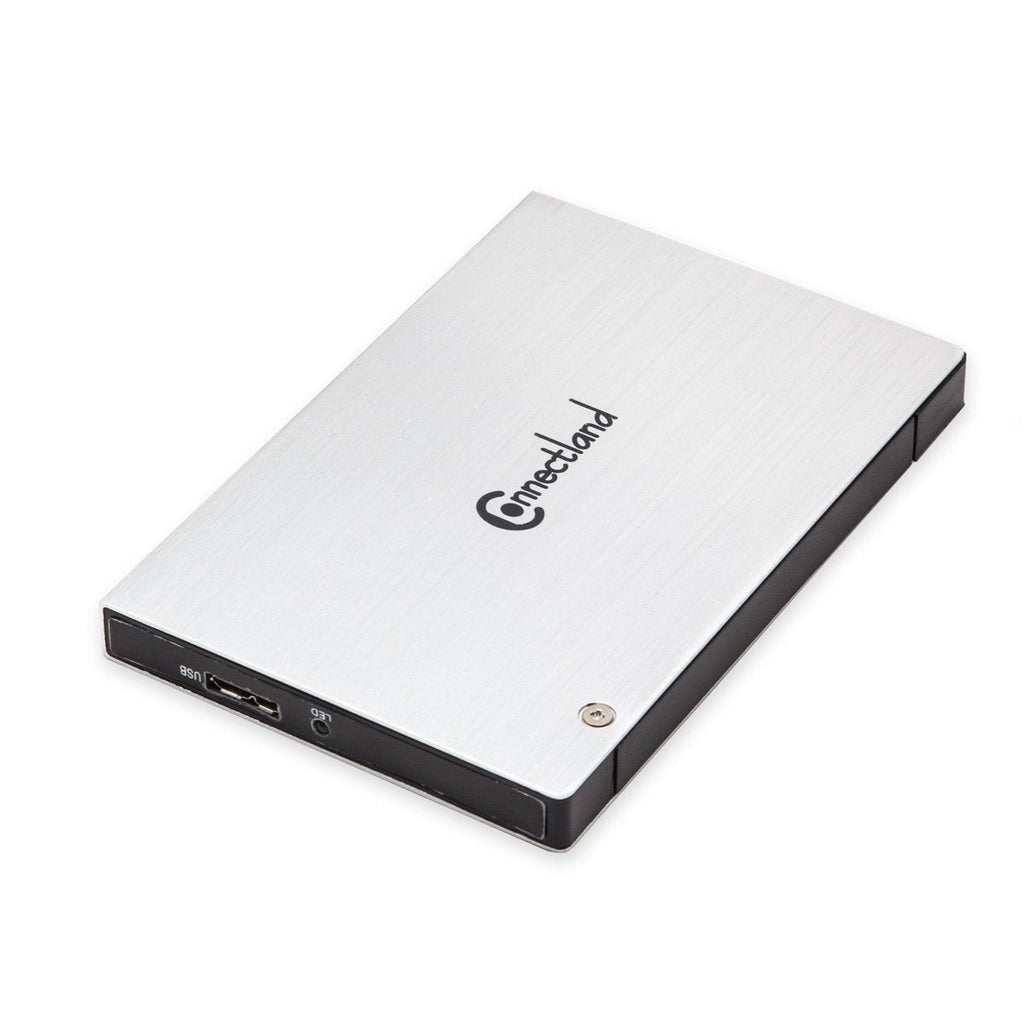 [Australia - AusPower] - Connectland CL-ENC25035 USB 3.0 2.5" SATA III 6Gbps HDD External Enclosure Tool Less Installation, Aluminum 