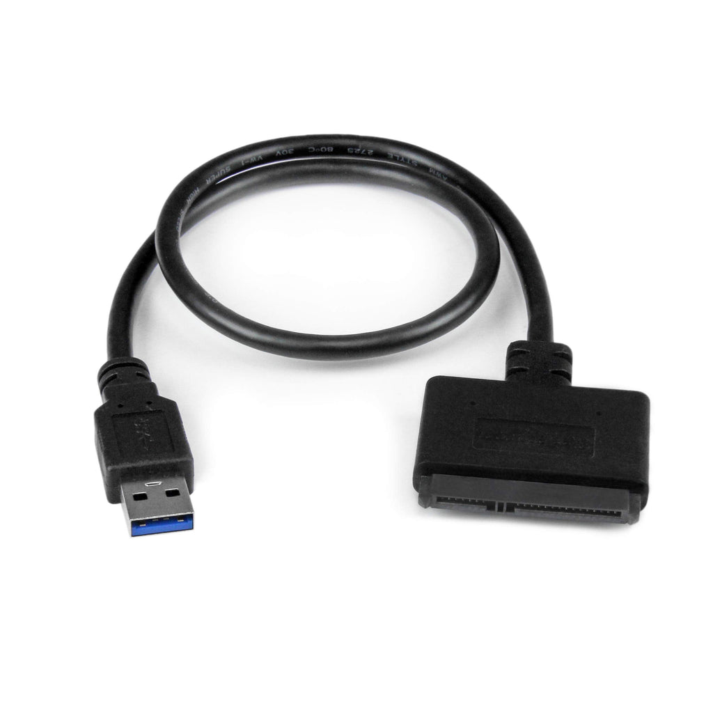 [Australia - AusPower] - StarTech.com SATA to USB Cable - USB 3.0 to 2.5” SATA III Hard Drive Adapter - External Converter for SSD/HDD Data Transfer (USB3S2SAT3CB) USB 3.0 | 2.5" 