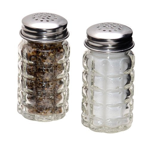 [Australia - AusPower] - 1st Choice FBA_BCK31360 Retro Style Salt and Pepper Shakers with Stainless Tops (2), 1, Original Version 