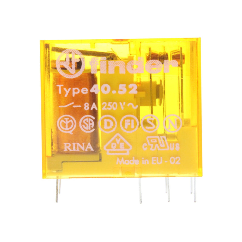 [Australia - AusPower] - Finder 40.52.8.120.0000 2-Pole 8-Amp 250V Miniature PCB Plug-In Relay 