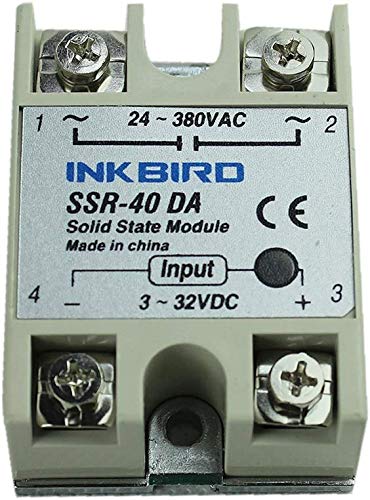 [Australia - AusPower] - Inkbird SSR Solid State Relay SSR 40DA for PID Thermostat Temperature Controller 