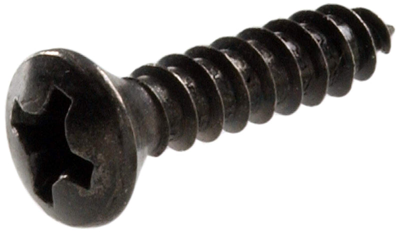 [Australia - AusPower] - The Hillman Group 2855 6 x 5/8-Inch Oval Head Black Chromate Decorative Sheet Metal Screw, 40-Pack 0.625 inches 