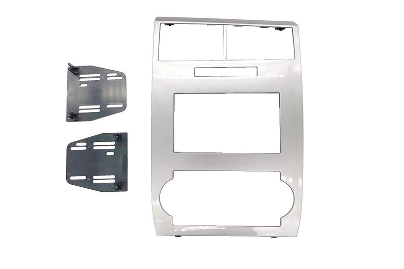 [Australia - AusPower] - Install Double Din Factory Navigation Radio Stereo Silver Bezel Fitted For Dodge Charger 2006 2007 Dodge Magnum 2005 2006 2007 