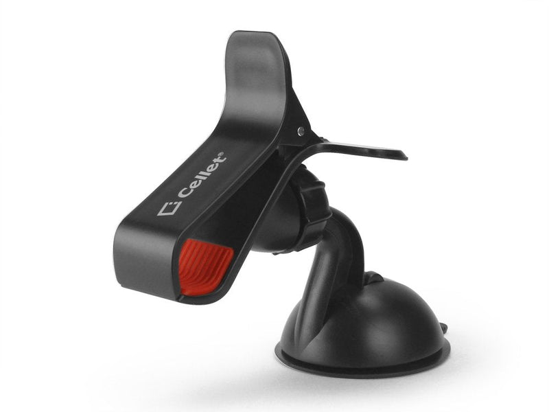 [Australia - AusPower] - Cellet Windshield Car Mount Holder for Phones Up to 3.8 Inches Wide - Retail Packaging Black Standard Packaging 