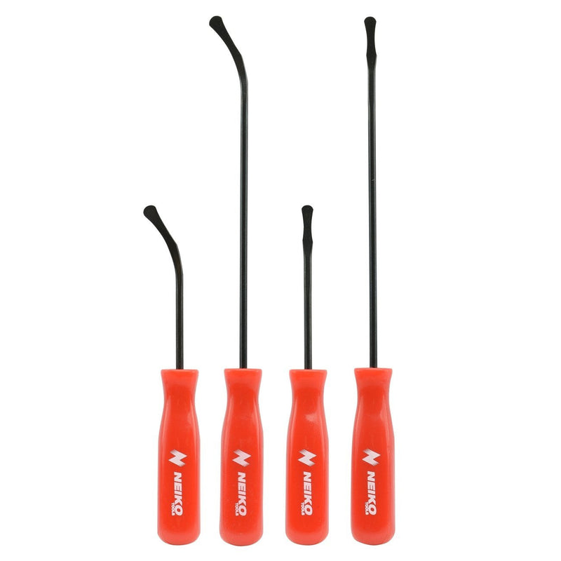 [Australia - AusPower] - NEIKO 20758A O-Ring Pick Set, 4 Piece Automotive Pick Set, Seal Puller Pick and Hook Set for O-Rings O-Ring Seal Remover 4 pcs 