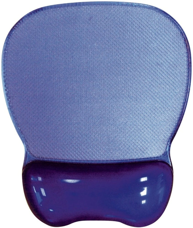 [Australia - AusPower] - Aidata CGL003P Crystal Gel Mouse Pad Wrist Rest, Ergonomic Design, Redistribute Pressure Points, Stain and Water-Resistant, Purple 