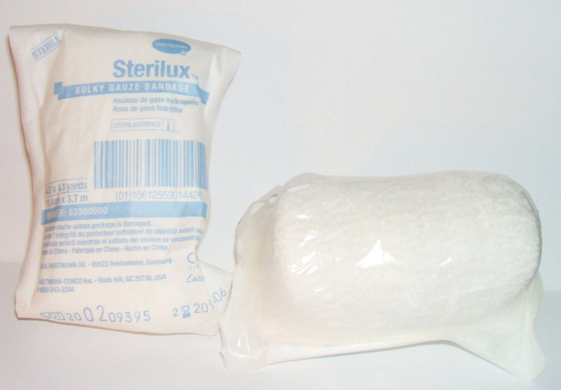 [Australia - AusPower] - Sterilux Bulky Gauze Bandage Roll 4.5" x 4.1 yards - Sold as a Pack of 10 each 