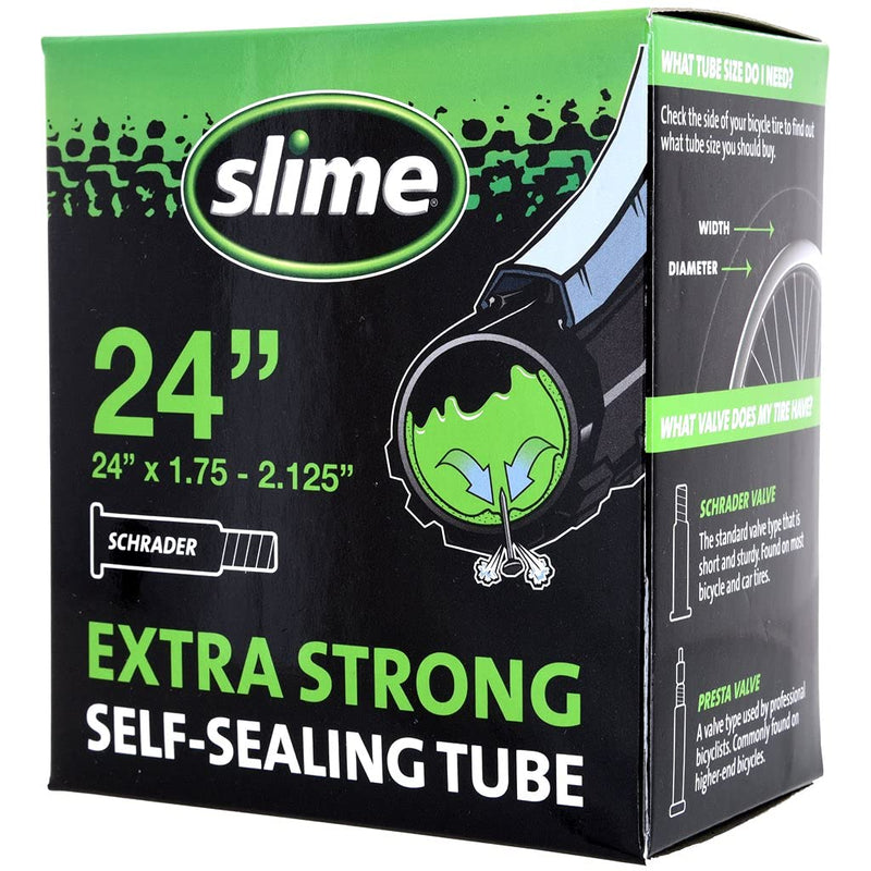 [Australia - AusPower] - Slime Smart Tube Schrader Valve Bicycle Tube (24" X 1.75 to 2.125) (2) 