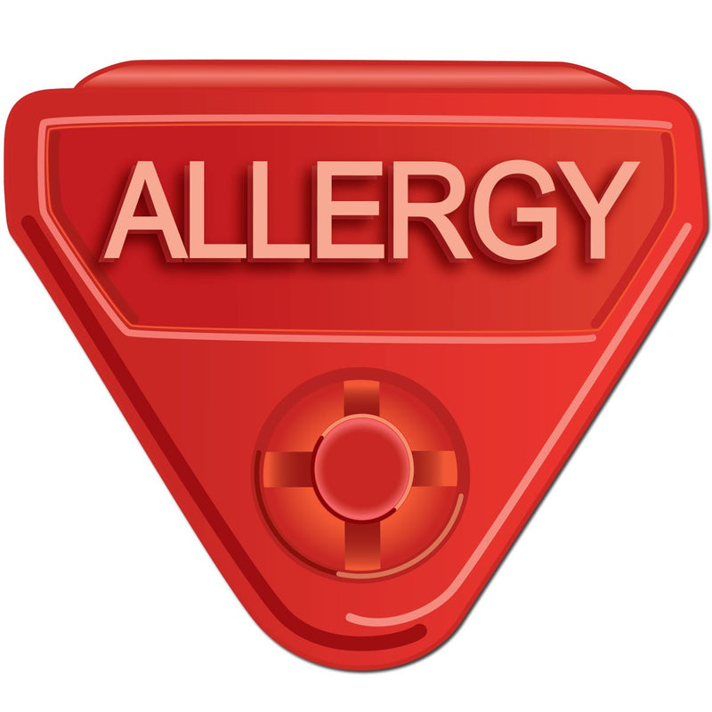 [Australia - AusPower] - PDC Healthcare WBCLASP-AL5 1 Plastic In-A-Snap Alert Wristband Clasp, Permanent Snap Closure, Allergy Embedded Print, Latex-Free, Red (Pack of 250) 