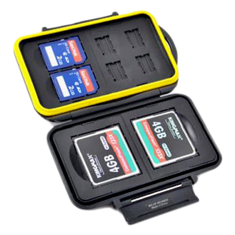 [Australia - AusPower] - JJC MC-CF/SD/MSD8 Rugged Water-resistant Memory Card Case (2x CF / 2x SD / 4x microSD) 