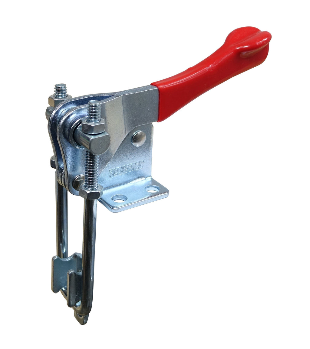 [Australia - AusPower] - POWERTEC 20309 Vertical Latch Action Toggle Clamp, 1000 lbs Capacity, Number 334, Red 