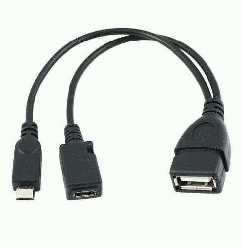 [Australia - AusPower] - Yonisun Micro USB Host OTG Cable with USB Power for Samsung/HTC/Nexus/Lg Phones and Tablets 1 PACK 