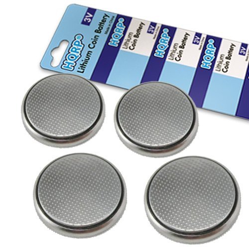 [Australia - AusPower] - HQRP 4-Pack CR2032 CR2O32 Coin Lithium Battery Compatible with IHome IP21 Alarm Clock 
