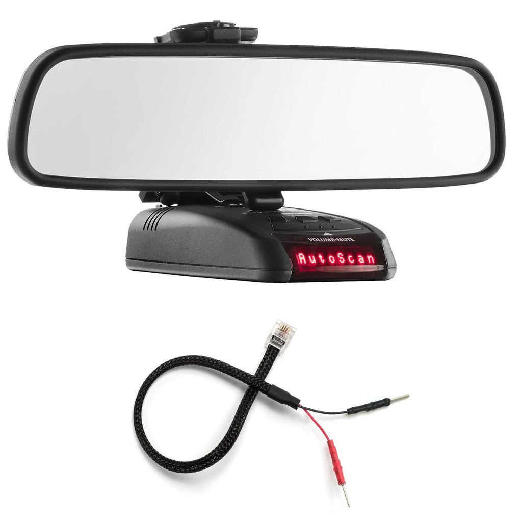 [Australia - AusPower] - Radar Mount Mirror Mount Bracket + Mirror Wire Power Cord for Beltronics RX65 STi Magnum (3001101B) 