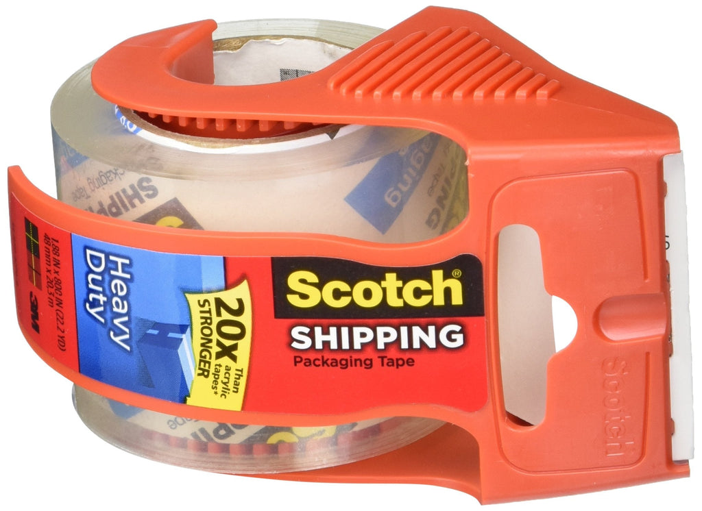 [Australia - AusPower] - Scotch Heavy Duty Shipping Packaging Tape, 1.88 Inch x 800 Inch, Clear (Pack of 4) 