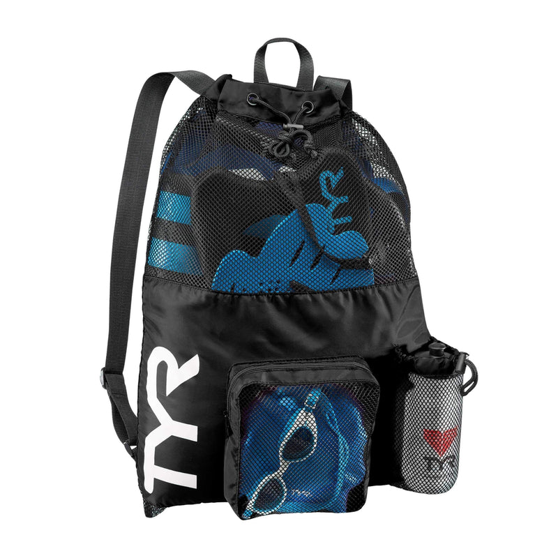 [Australia - AusPower] - TYR Big Mesh Mummy Backpack One Size Black 