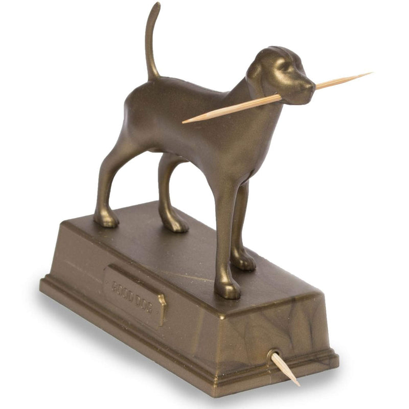 [Australia - AusPower] - Artori Design | Good Dog | Plastic Toothpick Dispenser Holder| Home | Housewarming| Kitchen Gift Bronze 