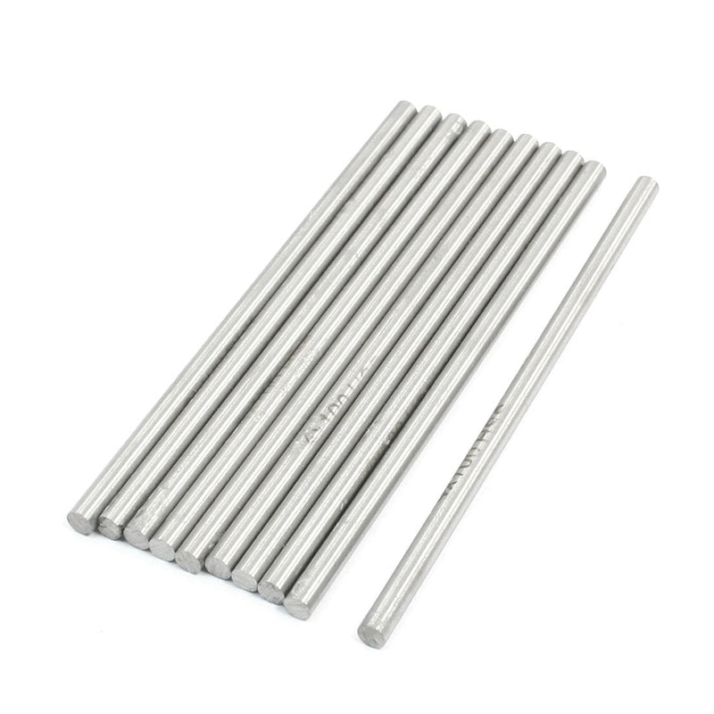 [Australia - AusPower] - uxcell Round Rod (10 Piece), 100mm x 4mm 