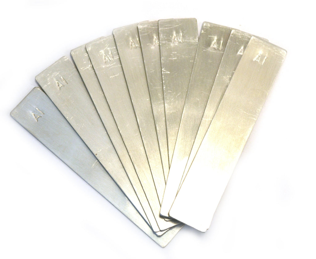 [Australia - AusPower] - Eisco Labs Aluminium Electrode Strips 100 x 19mm - Pack of 10 