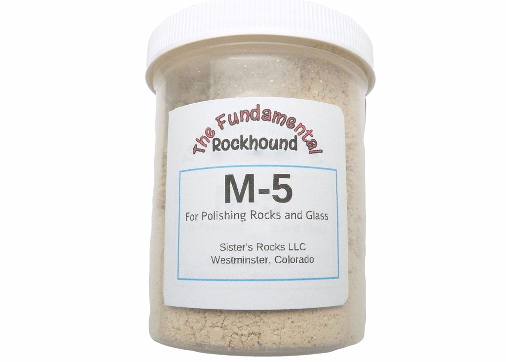 [Australia - AusPower] - Fundamental Rockhound Products: 2 oz M-5 Polish for Rocks: Tumbling, Cabbing, Flat Laps M5 