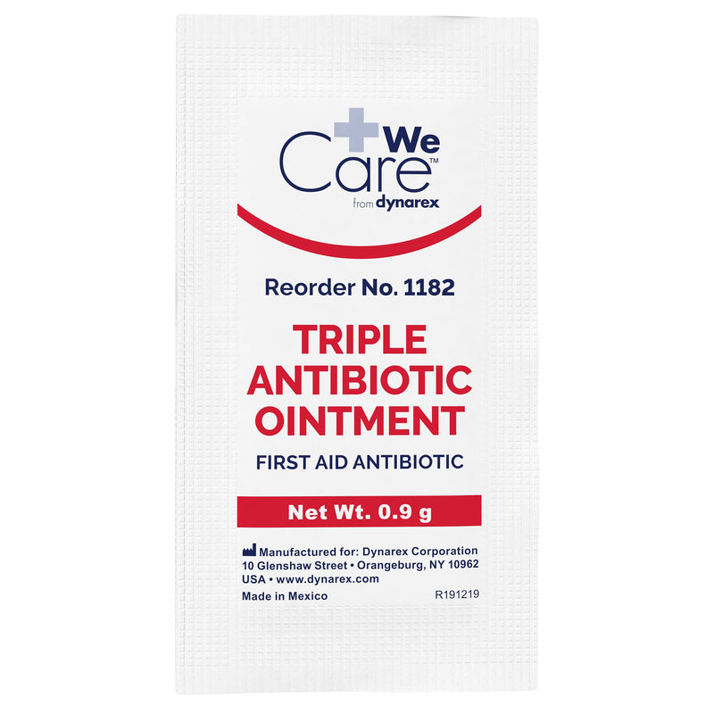 [Australia - AusPower] - Dynarex Triple Antibiotic Ointment, 0.9g Foil Packet (Box of 144 Each) 