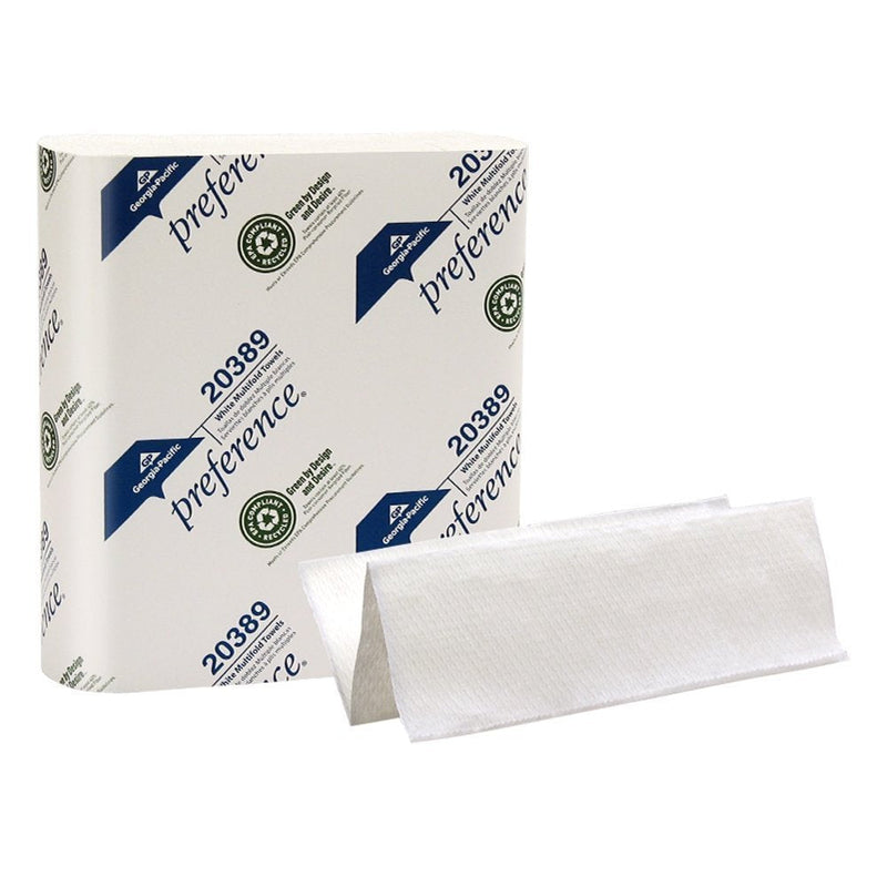 [Australia - AusPower] - Georgia Pacific 20389 Preference Multifold Paper Towels, Poly Case, White, Poly-Bag Protected (1 Individual Pack of 250) 