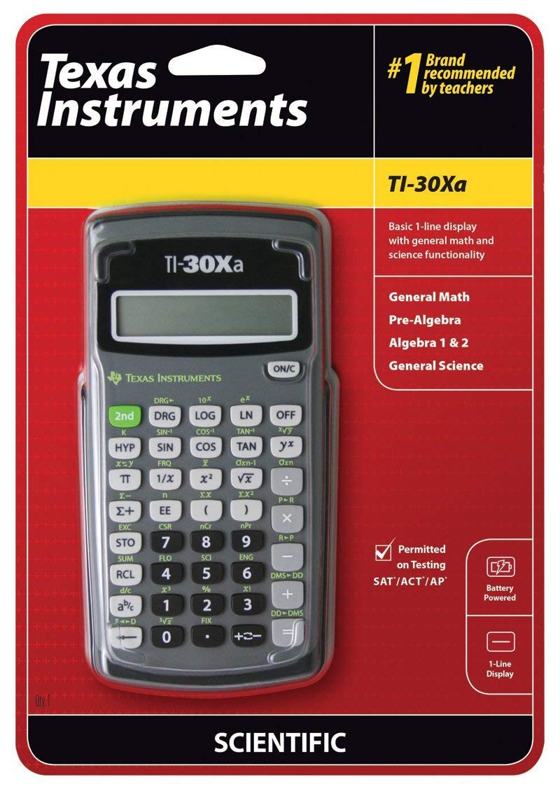 [Australia - AusPower] - TEXTI30XA - Texas Instruments TI-30XA Student Scientific Calculator 