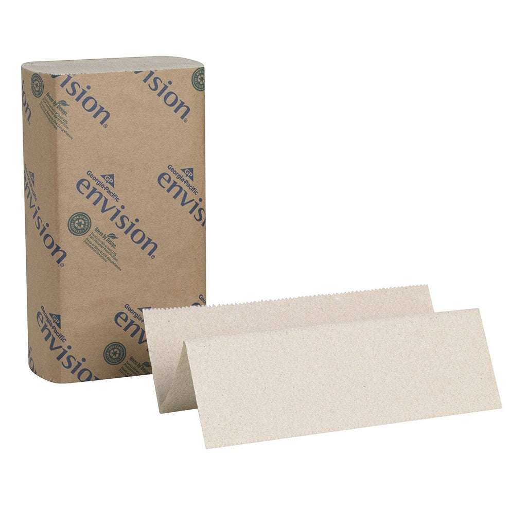 [Australia - AusPower] - Georgia Pacific 23304 Envision Multifold Paper Towels, Brown, Poly-Bag Protected (1 Individual Pack of 250) 