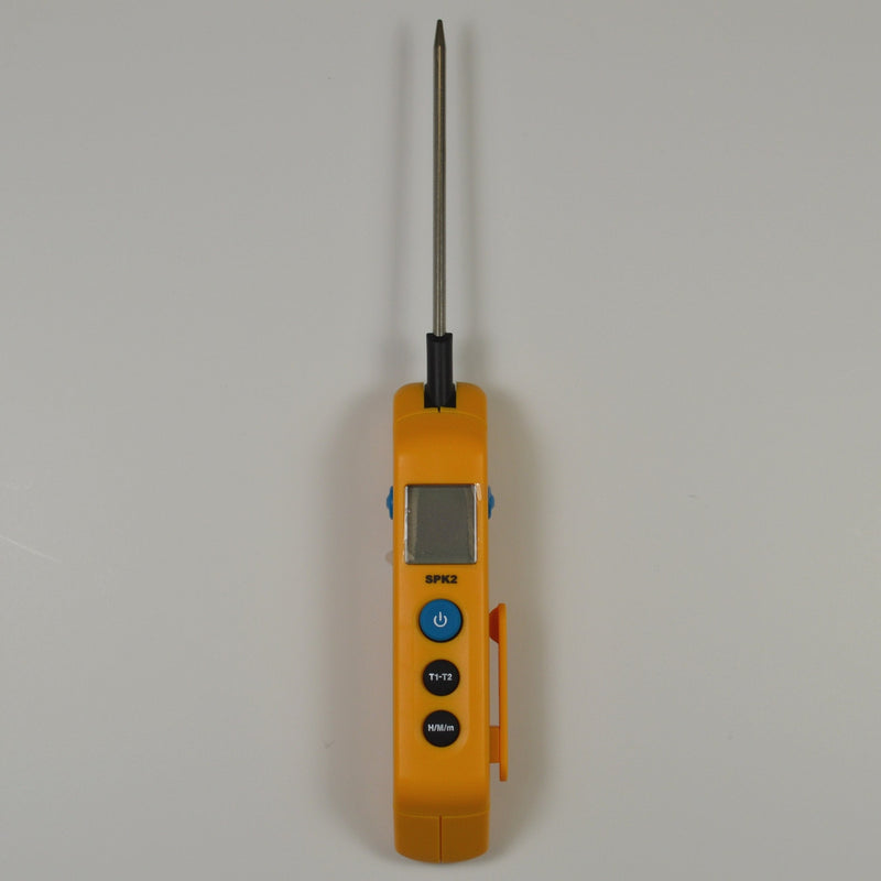 [Australia - AusPower] - Fieldpiece SPK2 Folding Pocket in-Duct Thermometer with MAX/MIN Hold and Stainless Steel Probe Singl Pack 