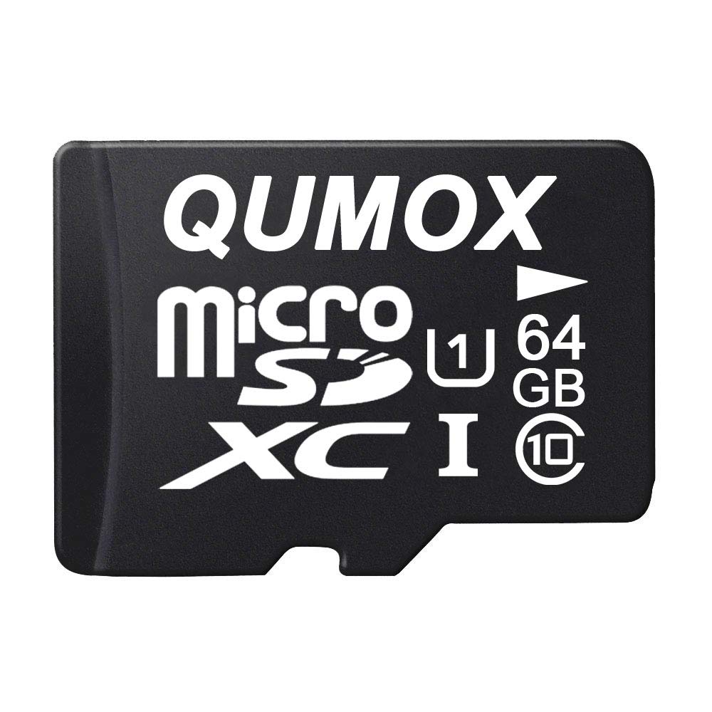 [Australia - AusPower] - QUMOX 64GB MICRO SD MEMORY CARD CLASS 10 UHS-I 64 GB HighSpeed Write Speed 40MB/S Read Speed Upto 80MB/S 
