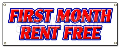 [Australia - AusPower] - First Month Rent Free Banner Sign Apartment Promotion Rent Lease condo Townhouse 
