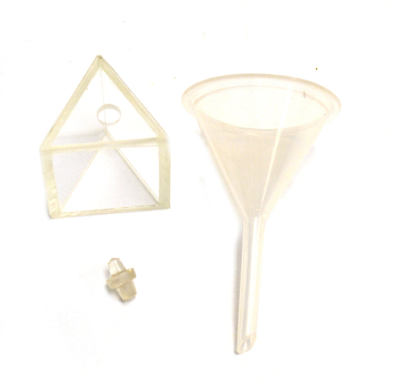[Australia - AusPower] - Eisco Labs Hollow Equilateral Acrylic Prism 45mm 