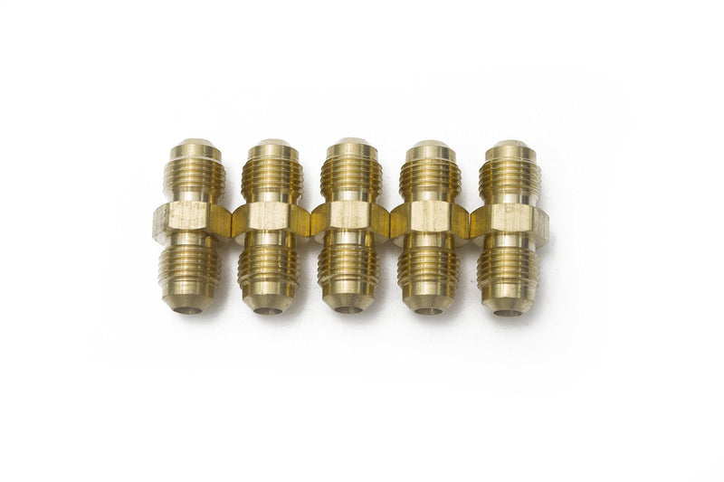 [Australia - AusPower] - LTWFITTING Brass 5/16" OD Flare Union,Brass Flare Tube Fitting(Pack of 5) 