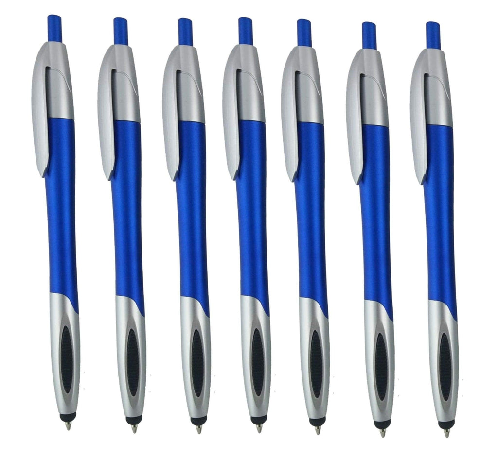 [Australia - AusPower] - Stylus with Ball Point Pen Compatible with Motorola Xoom, Xyboard, Droid, Samsung Galaxy S IV / S4, Galaxy S III/S3 Compatible with Most Devices,(5 Pack) Blue 