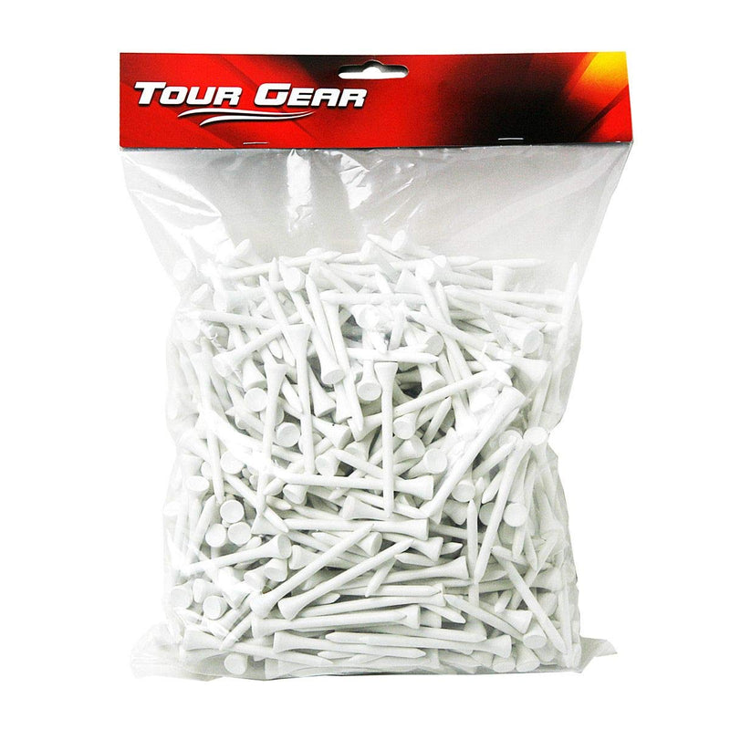 [Australia - AusPower] - Hireko Wood Golf Tees, 500-piece Pack (Assorted Sizes) 2-3/4" 