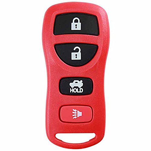 [Australia - AusPower] - KeylessOption Keyless Entry Remote Control Car Key Fob Replacement for KBRASTU15-Red Red 