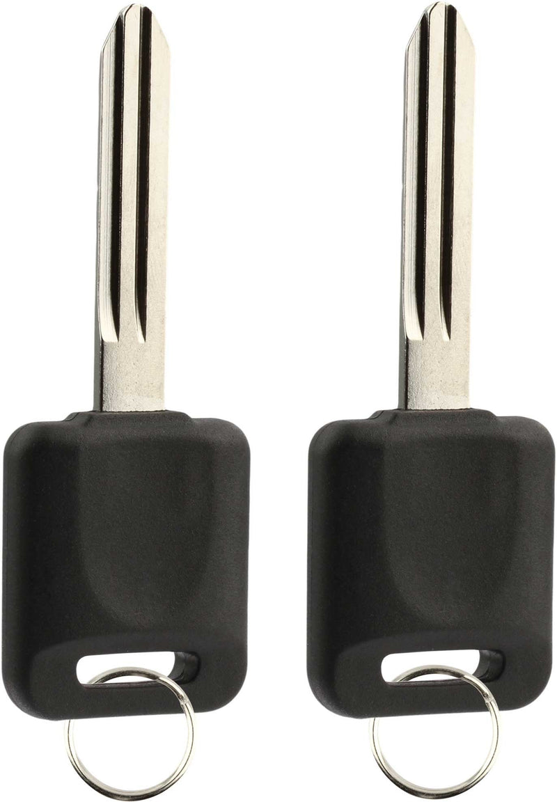 [Australia - AusPower] - KeylessOption 2 Replacement Uncut Ignition Chipped Key Transponder Blank for Nissan Infiniti 46 Chip 