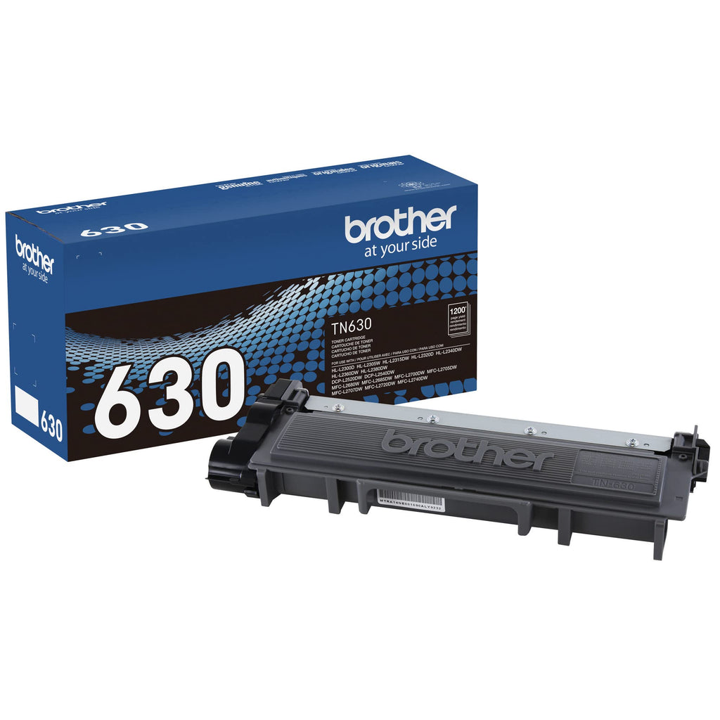[Australia - AusPower] - Brother Genuine Standard Yield Toner Cartridge, TN630, Replacement Black Toner, Page Yield Up To 1,200 Pages, Amazon Dash Replenishment Cartridge 