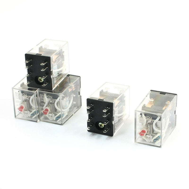[Australia - AusPower] - uxcell 5pcs HH52P AC 110/120V Coil DPDT 8 Pin Electromagnetic Power Relay 