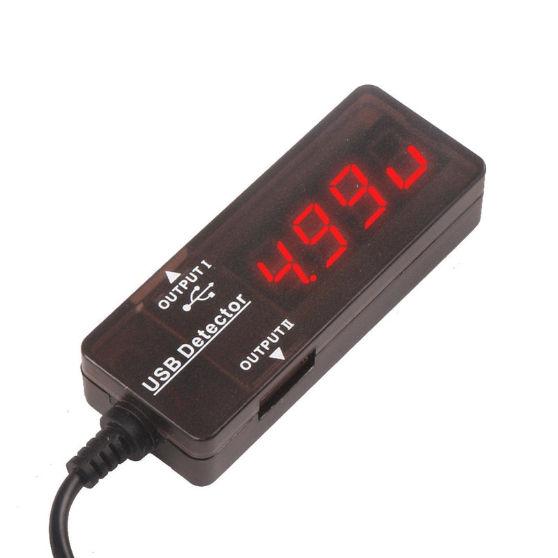 [Australia - AusPower] - DROKxae; Dual USB Port Digital Volt Amp Power Meter Voltage Tester Current Chargi. 