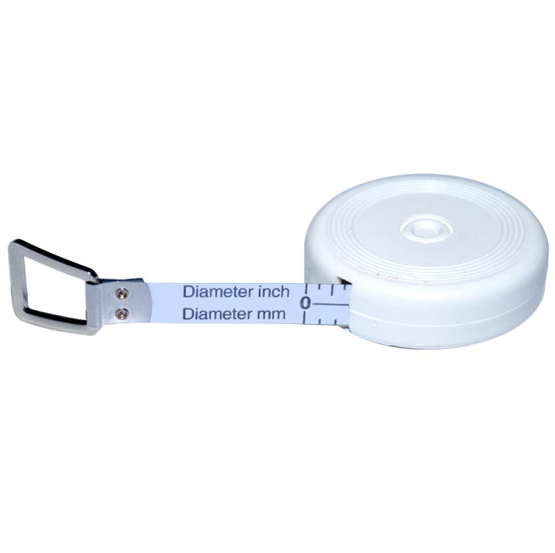 [Australia - AusPower] - Meterex Diaflex Diameter Tape for Logging, Trees, Pipes 3/8 Inchex x  6 feet / 10mm x 2 Meter Metric and SAE 