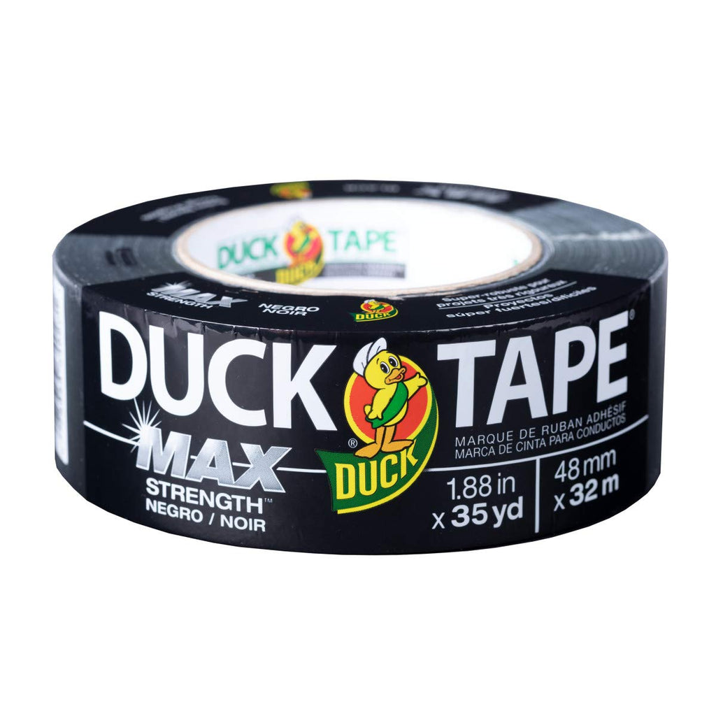 [Australia - AusPower] - Duck Max Strength 240867 Duct Tape, 1-Pack 1.88 Inch x 35 Yard Black 